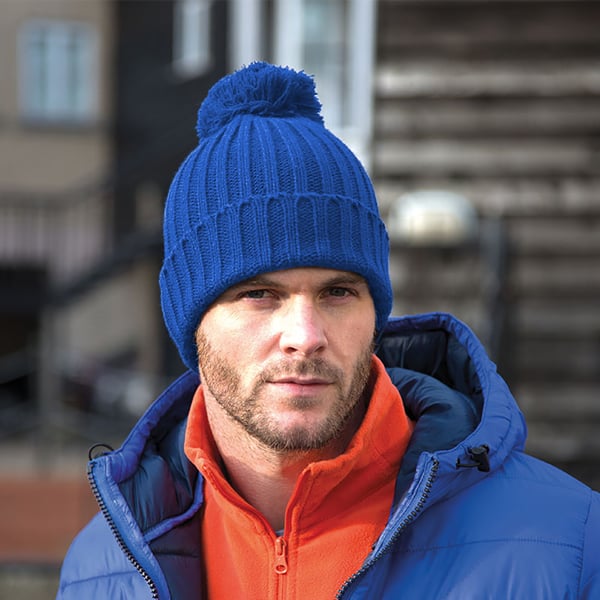 Result Unisex Winter Essentials HDi Quest Knitted Beanie Hat