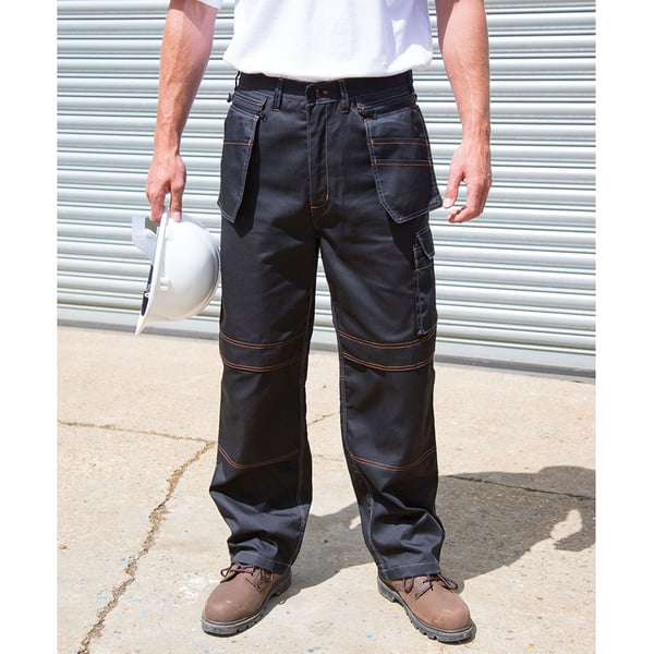 Result Unisex Work-Guard Lite X-Over Holster Workwear Trousers (Breathable And Windproof)