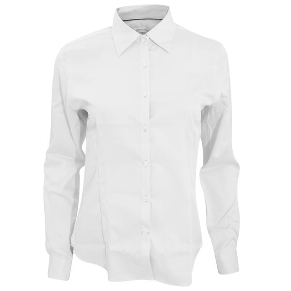 J Harvest & Frost Womens/Ladies Green Bow Collection Formal Long Sleeve Shirt