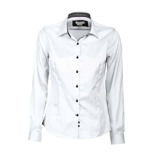 J Harvest & Frost Womens/Ladies Red Bow Collection 20 Long Sleeve Shirt
