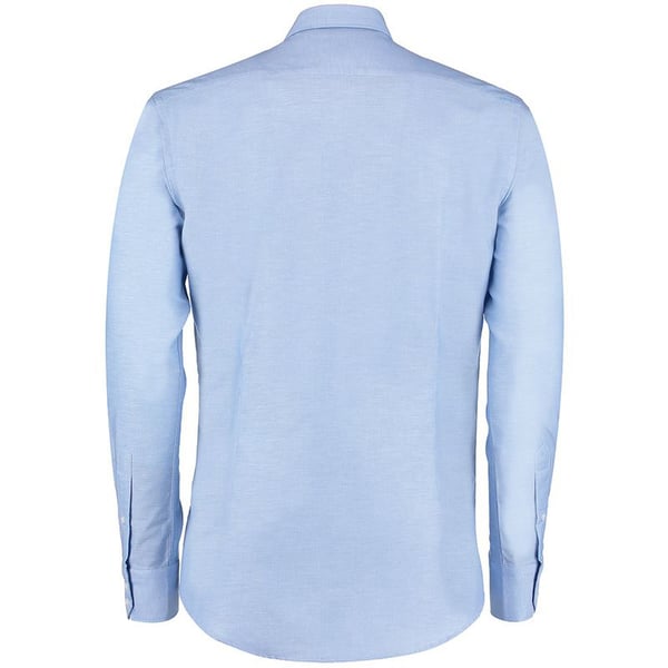 Kustom Kit Mens Slim Fit Long Sleeved Oxford Work Shirt