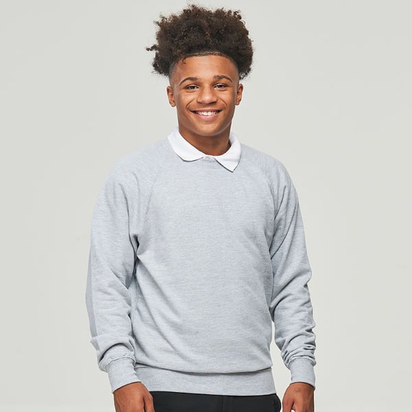Awdis Academy Crew Neck Raglan Sweatshirt til mænd