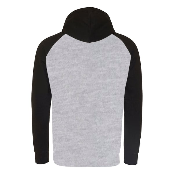 Awdis Just Hoods Adults Unisex Two Tone Hooded Baseball Sweatshirt/Hoodie