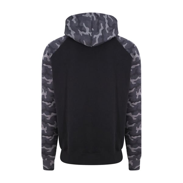 Awdis Just Hoods Adults Unisex Two Tone Hooded Baseball Sweatshirt/Hoodie