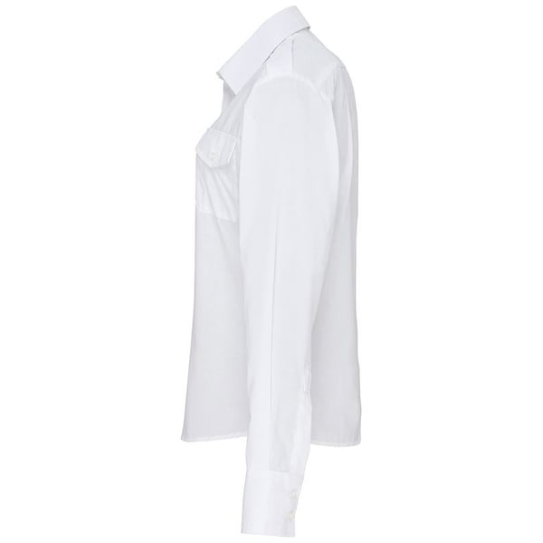 Premier Womens/Ladies Long Sleeve Pilot Shirt