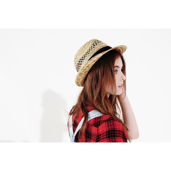 Beechfield Unisex halm sommer Trilby Hat