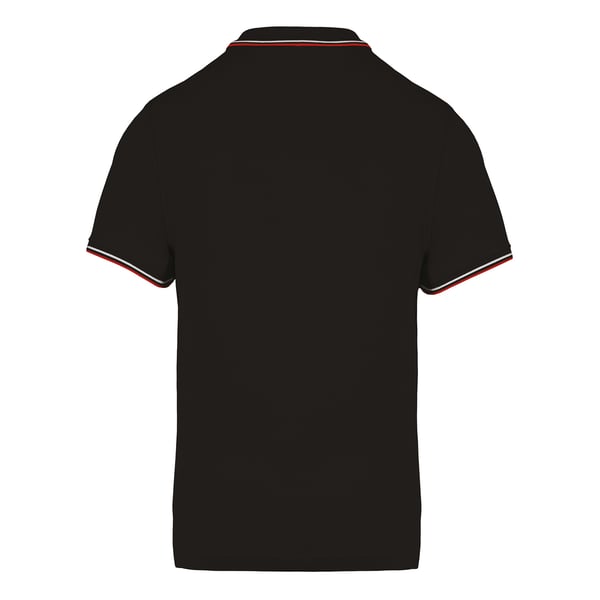 Kariban Mens Contrast Short Sleeve Polo Shirt