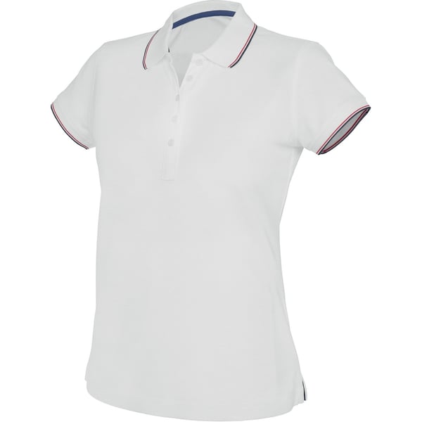Kariban Womens/Ladies Contrast Short Sleeve Polo Shirt