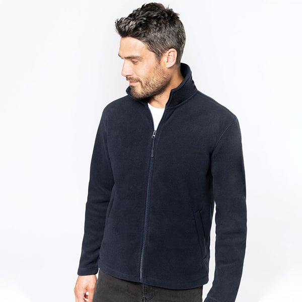 WK. Designed To Work Herr Heldragkedja Anti-Pill Microfleece Jacka