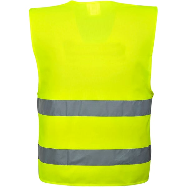 Portwest Unisex High Visibility Two Band Safety Work Vest