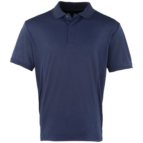 Premier Mens Coolchecker Pique Short-Sleeved Polo Shirt Premier Mens Coolchecker Pique Short-Sleeved Polo Shirt