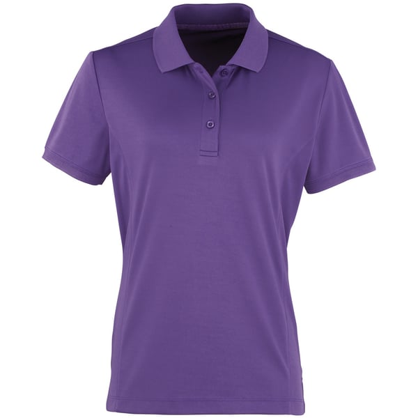 Premier Coolchecker kortærmet Pique Polo T-shirt med korte ærmer til kvinder/damer
