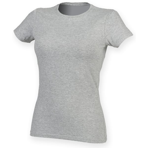 Skinni Fit Womens/Ladies Feel Good Stretch Short Sleeve T-Shirt