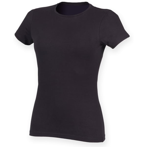 Skinni Fit Womens/Ladies Feel Good Stretch Short Sleeve T-Shirt