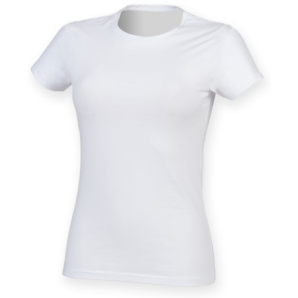 Skinni Fit Womens/Ladies Feel Good Stretch Short Sleeve T-Shirt