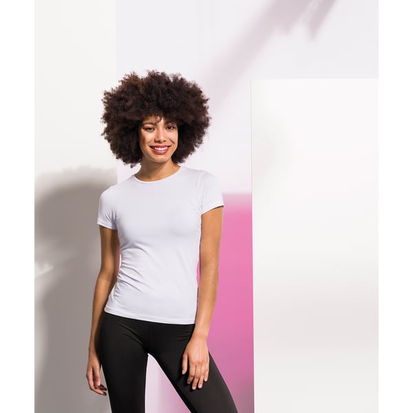 Skinni Fit Womens/Ladies Feel Good Stretch Short Sleeve T-Shirt