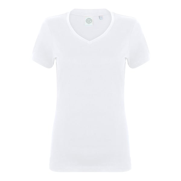 Skinni Fit Naisten Feel Good Stretch V-kaula-aukko lyhythihainen T-paita