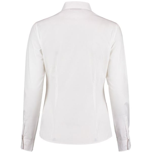 Kustom Kit Womens/Ladies Mandarin Collar Fitted Long Sleeve Shirt