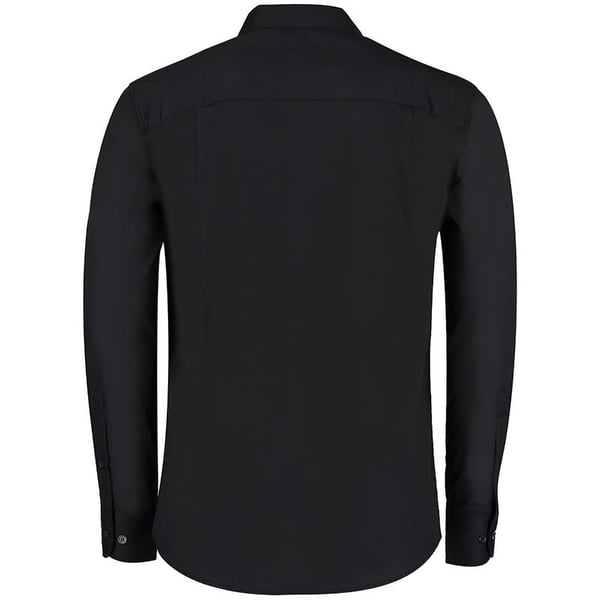 Kustom Kit Mens Mandarin Collar Fitted Long Sleeve Corporate Shirt
