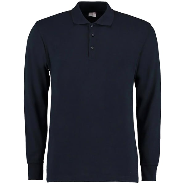 Kustom Kit Mens Pique Long Sleeve Polo Shirt