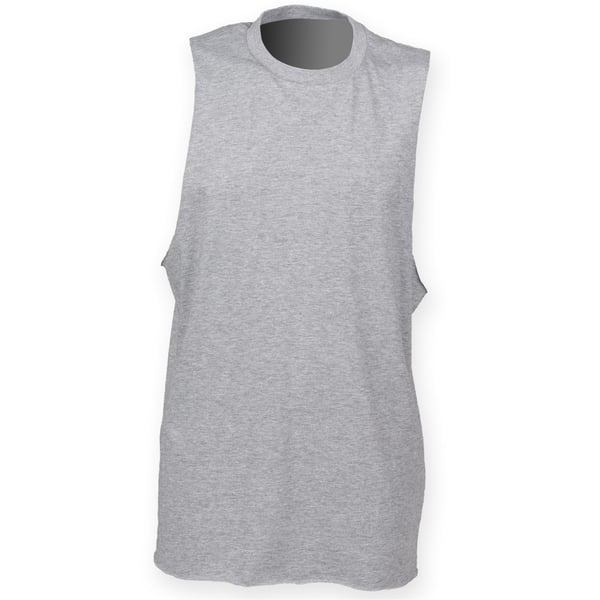 Skinnifit Mens High Neck Slash Armhole Vest