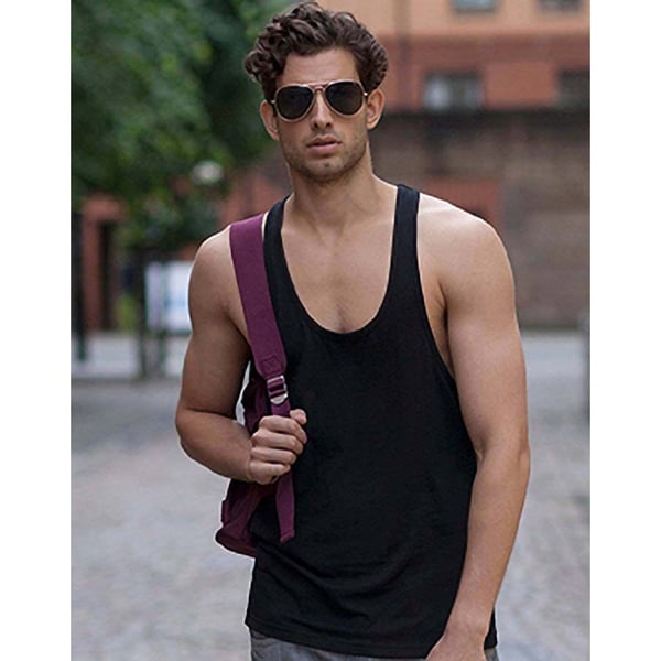 Skinnifit Mens Plain Sleeveless Muscle Vest