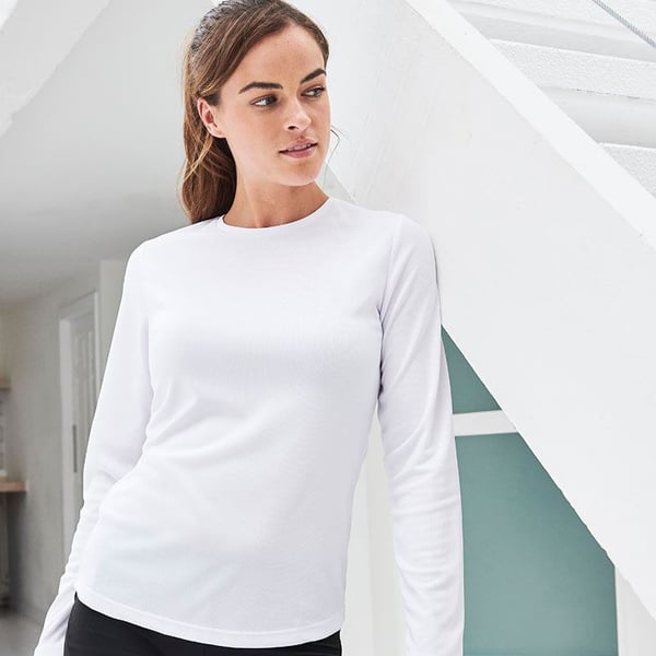 AWDis Just Cool Womens/Ladies Girlie Long Sleeve T-Shirt