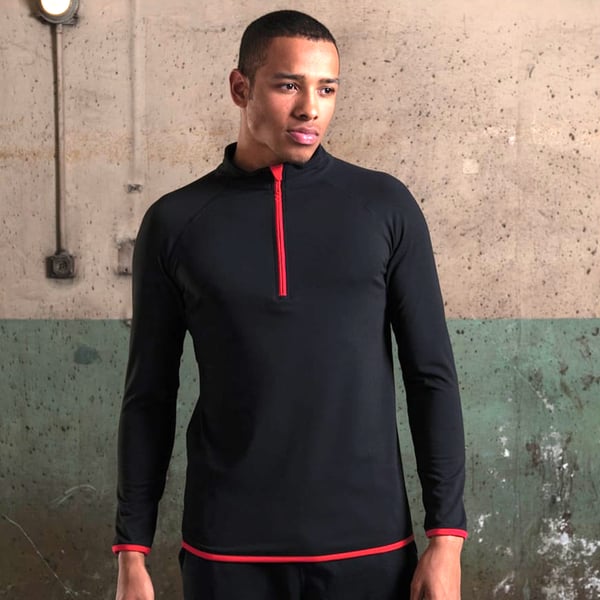AWDis Just Cool Mens Half Zip Sweatshirt