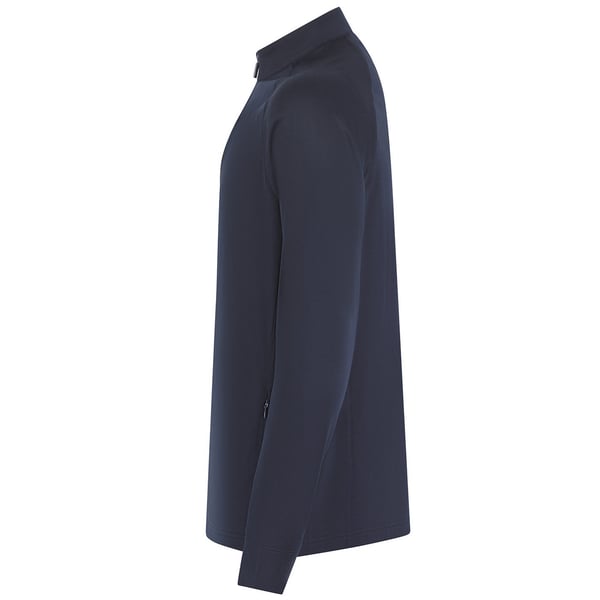 Henbury Mens Quarter Zip Long Sleeve Top