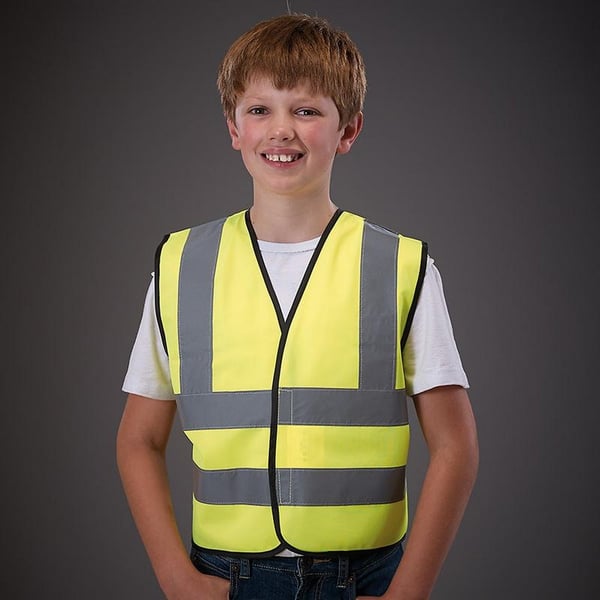 Yoko Hi-Vis Childrens/Kids Reflective Border Waistcoat