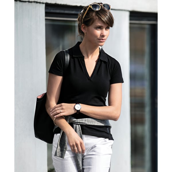 Nimbus Harvard Stretch Deluxe poloshirt til kvinder/damer