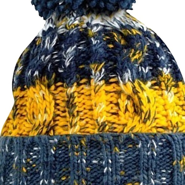 Beechfield Unisex Adults Corkscrew Knitted Pom Pom Beanie Hat