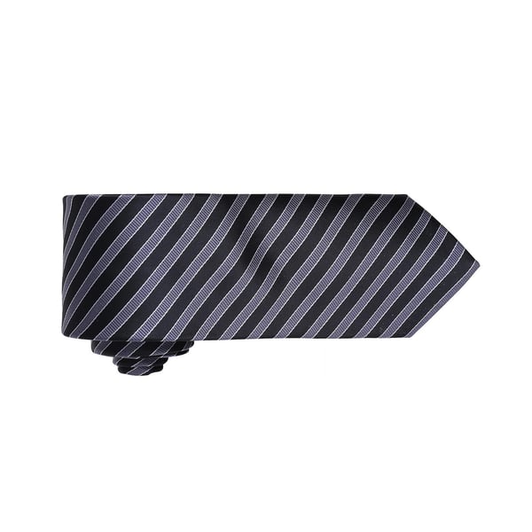 Premier Mens Double Stripe Pattern Formal Business Tie