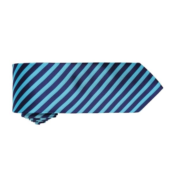 Premier Mens Double Stripe Pattern Formal Business Tie