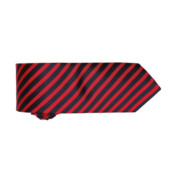 Premier Mens Double Stripe Pattern Formal Business Tie