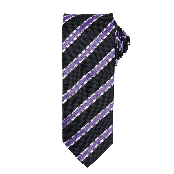Premier Mens Waffle Stripe Formal Business Tie