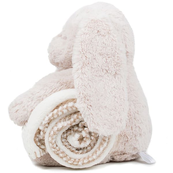 Mumbles Childrens/Kids Cute Plush Rabbit Toy With Blanket