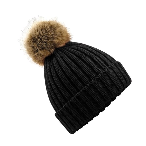 Beechfield Unisex vinterhue med manchetdesign