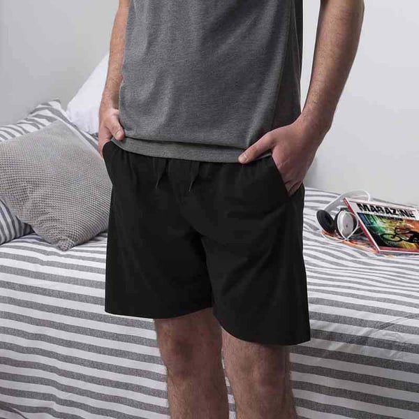 Comfy Co Elastiske lounge shorts til mænd