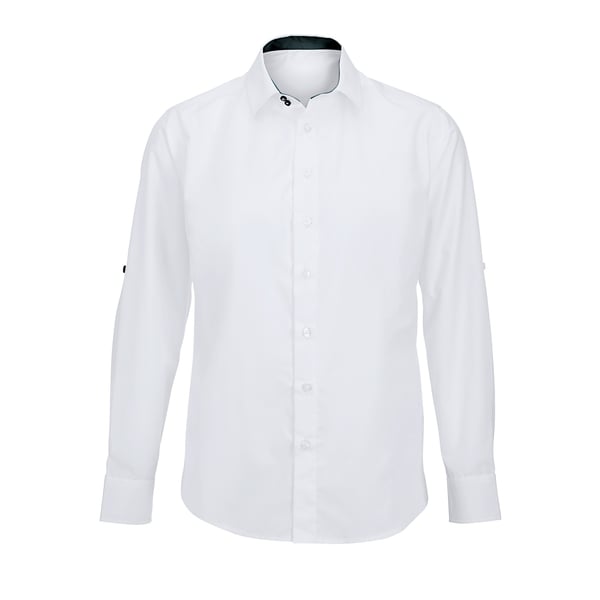 Alexandra Mens Roll Sleeve Hospitality Work Shirt