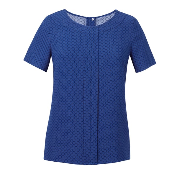Brook Taverner Womens/Ladies Verona Crepe De Chine Short Sleeved Blouse