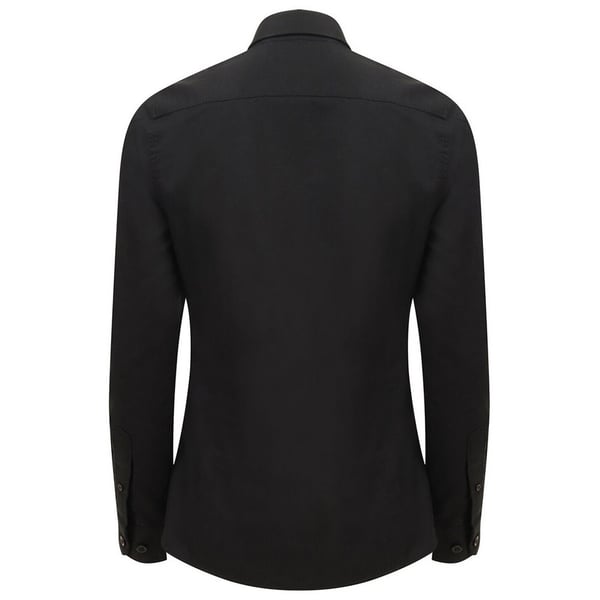 Henbury Womens/Ladies Modern Long Sleeve Oxford Shirt