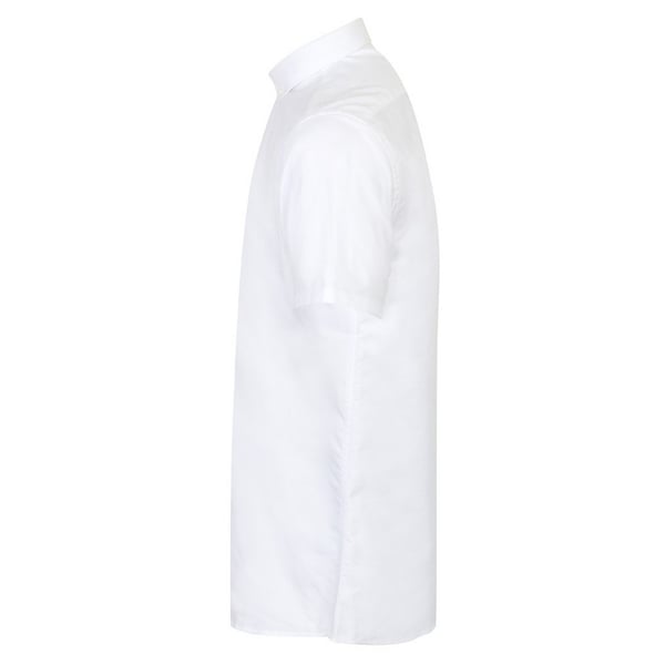 Henbury Mens Modern Short Sleeve Oxford Shirt