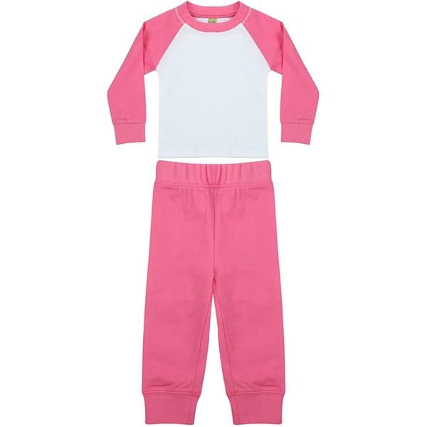 Larkwood Baby Unisex Pyjamas Topp & Byxor Set