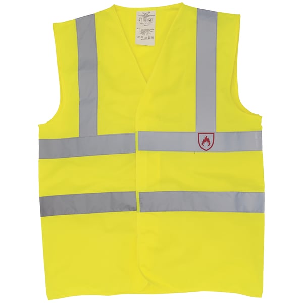 Yoko Flame-Retardant Hi-Vis Sleeveless Waistcoat