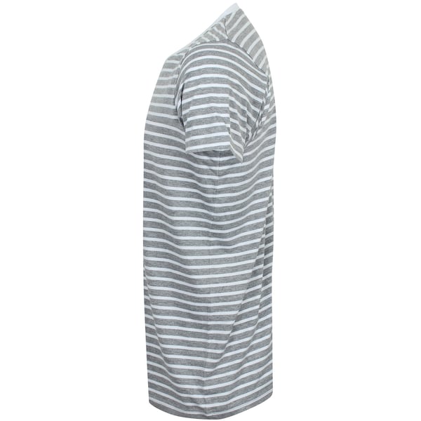 Skinni Fit Unisex Striped Short Sleeve T-Shirt
