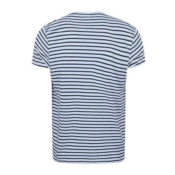 Skinni Fit Unisex Striped Short Sleeve T-Shirt