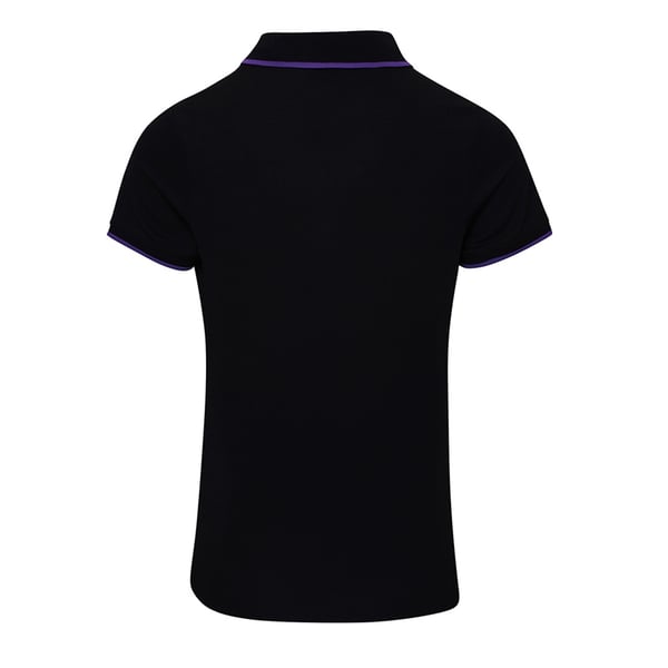 Premier Womens/Ladies Contrast Coolchecker Polo Shirt