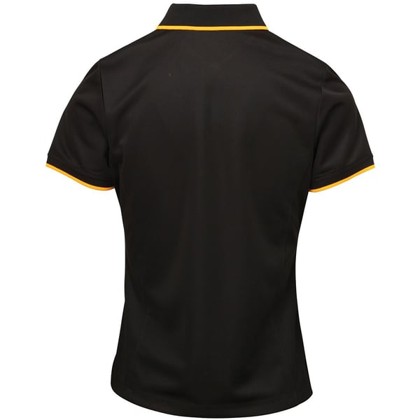 Premier Womens/Ladies Contrast Coolchecker Polo Shirt