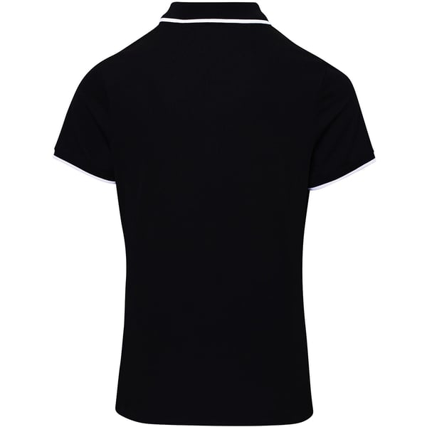 Premier Womens/Ladies Contrast Coolchecker Polo Shirt